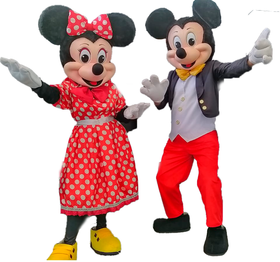 Dupla de personagens do Festival Infantil